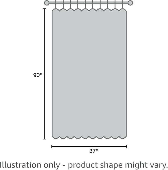 Joydeco Light Filtering Curtains 90 Inch Length for Bedroom, Linen Curtains 90 Inch Length 2 Panels Set for Living Room,White Semi Sheer Drapes 90 Inches Long with Rod Pockets