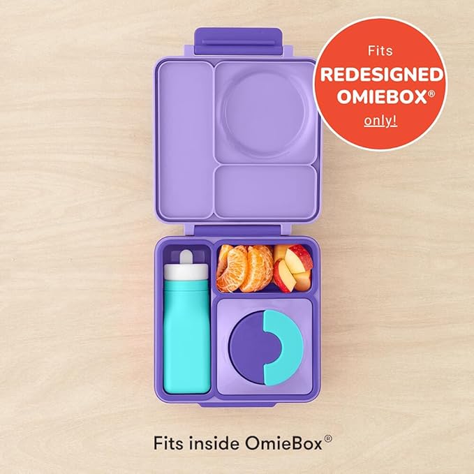 OmieBox Reusable Silicone Water Bottle - 8.7 oz, Straw Top, BPA-Free & Phthalate-Free, Leak-Proof (Teal)