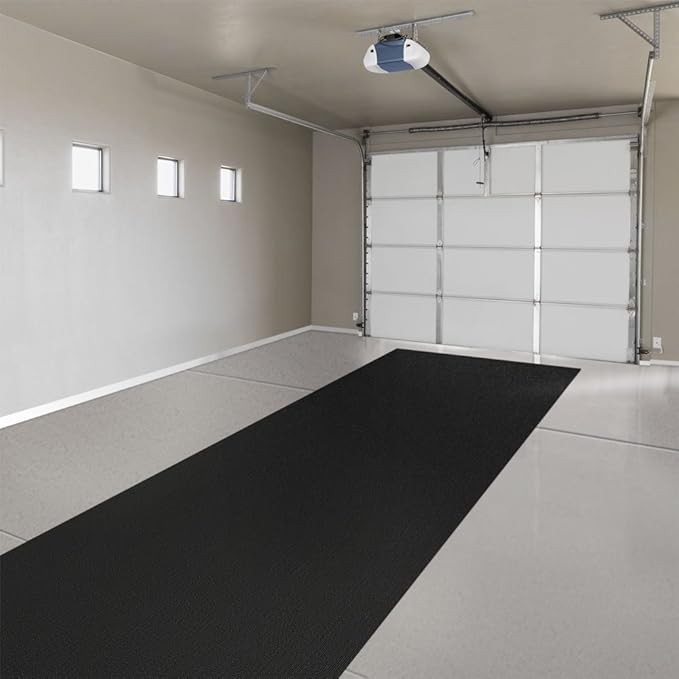 House, Home and More Indoor Outdoor Carpet with Rubber Marine Backing - Black - 6 Feet x 45 Feet - Durable, UV-Resistant - Adds Color and Comfort to Your Deck, Patio or Other Outdoor Rug Space.