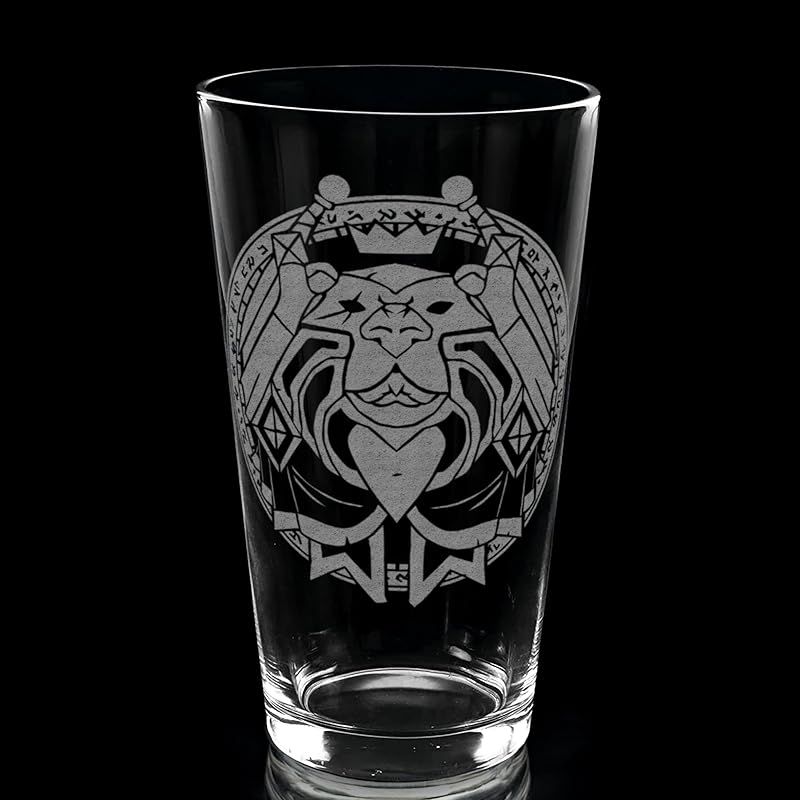 PALADIN WARCRAFT Engraved Pint Glass | Inspired by Warcraft | Great Gamer Gift Idea!