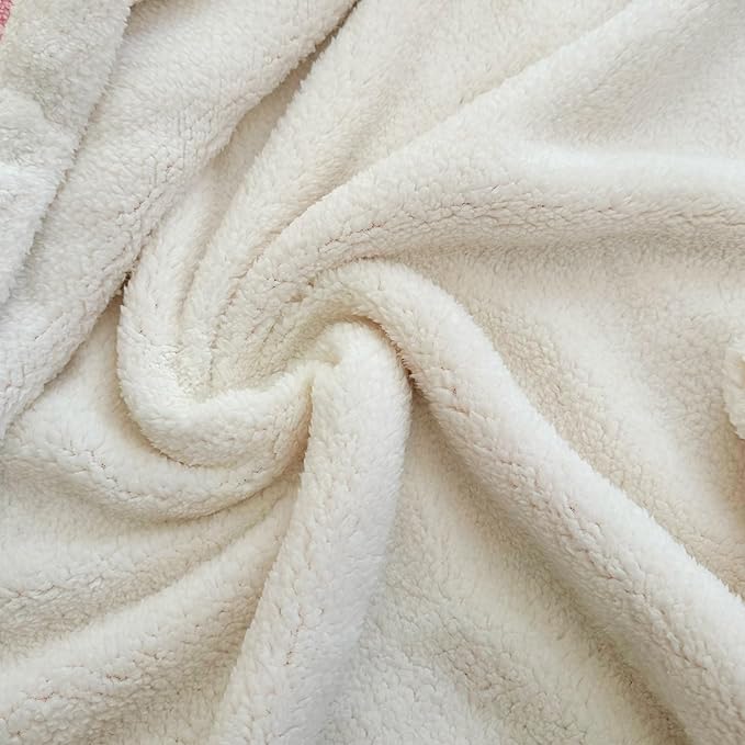 UKELER Sherpa Bed Blanket 80 × 90 inch, Ultra Soft Queen Size Throw Blanket for All Season, Cozy Plush Arch Fleece Blankets for Bedroom Living Room Dorm Hostel Sofa Camping, Grey