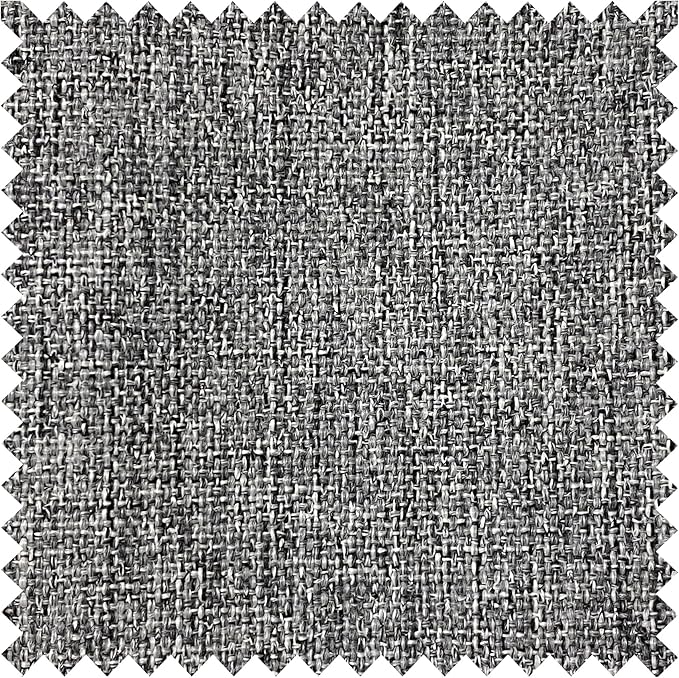 Macochico 100% Blackout Pinch Pleated Linen Curtains Thermal Window Treatments Sound Reducing Curtains for Bedroom Living Room Natural Grey Farmhouse Burlap Drapes with Tieback 52”Wx63”L 1 Panel