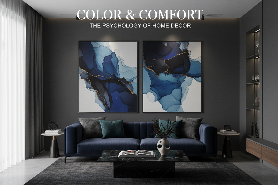 The Psychology of Color in Home Decor: How Wall Art Shapes Your Mood