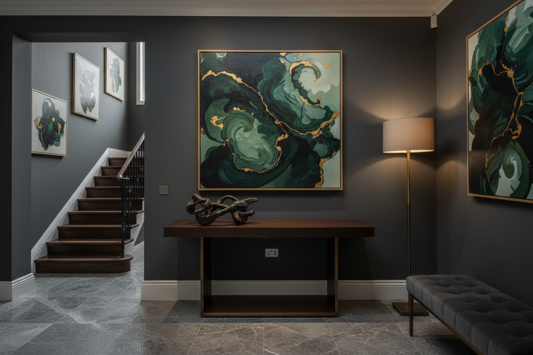 The Forgotten Spaces: How to Choose Wall Art for Hallways, Entryways, and Staircases