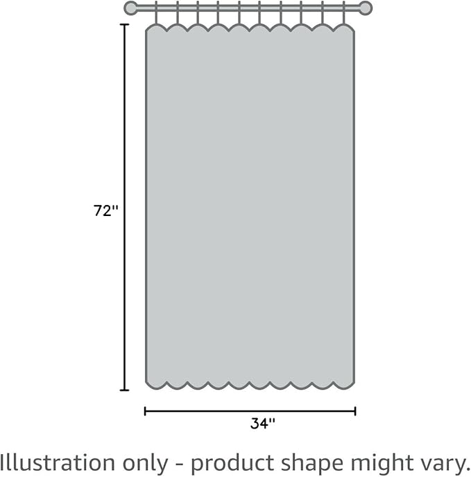 Easy-Going Blackout Curtains for Bedroom, Solid Thermal Insulated Grommet and Noise Reduction Window Drapes, Room Darkening Curtains for Living Room, 2 Panels (34x72 in, Bluestone)