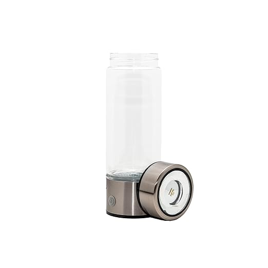 OU Hydrogen Water Bottle, Portable Hydrogen Water Ionizer Machine, Hydrogen Water Generator, Rechargeable Hydrogen Rich Water Glass Health Cup (Hydrogen Bottle only)