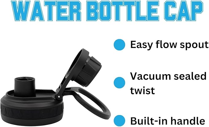 Oregon Ducks Water Bottle - Black Double Walled Stainless Steel 24 oz Keeps Drinks Cold or Hot