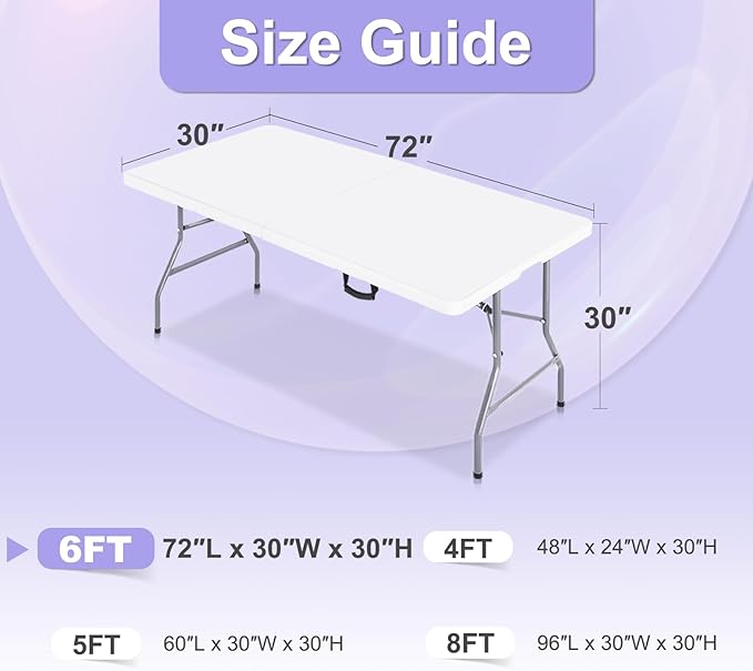 ABCCANOPY 6 FT Red Spandex Table Cover Stretch Fitted Wrinkle Resistant Tablecloth Reuse for Rectangular Folding Table Patry Event Wedding Banquet Protector