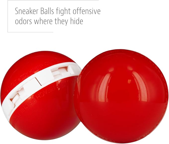 Sneaker Balls Scratch Sof Sole Shoe Eliminator & Remover, 3PK-Fresh, Clean Scent Blocks Odors-Twist-to-Activate, Colorful Designs, 6 Pack