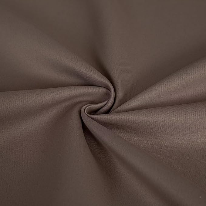 Blackout Curtains 96 Inches Long for Bedroom, Thermal Insulated Blackout Curtains 2 Panels Set, Solid Grommet Privacy Room Darkening Drapes for Living Room Windows(W52 x L96, Khaki)