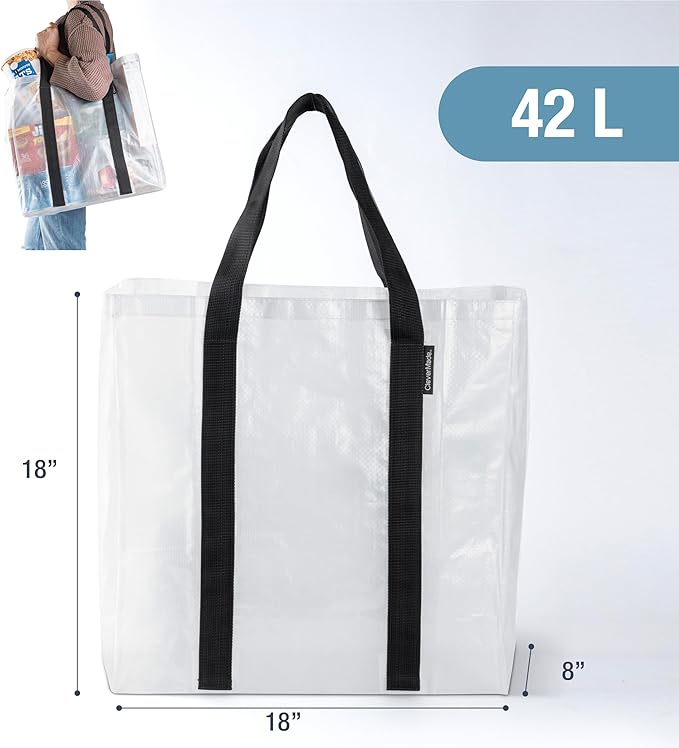 CleverMade Under Bed Storage Bag - Collapsible Storage for Shoes and Clothes Easy Use - Heavy Duty Utility Bag Home