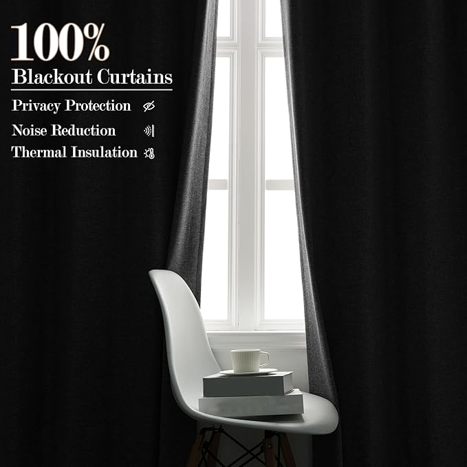 120" Wx96 L Linen Room Divider Drapes for Doorway/Glass Window/Sliding Door/Patio, Extra Wide Pinch Pleated Full Blackout Curtains for Girls Boys Teen Kids Room, 1 Panel, Light Grey