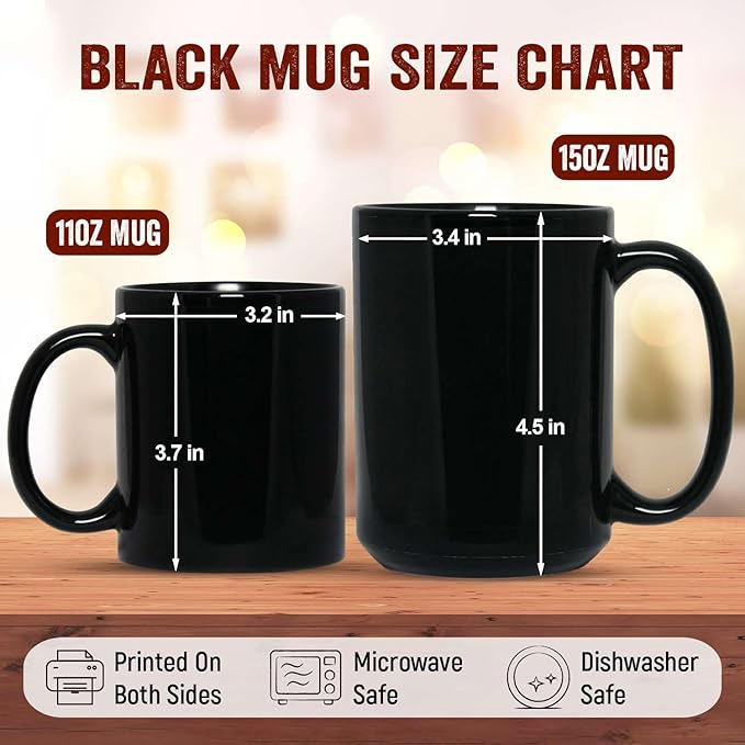 Elephant Coffee Mug 11oz 15oz, Personalized Name Animal Black Cup, Gift For Elephant Lovers, Custom Colorful Animal Design Mug, Gifts For Son Daughter On Birthday