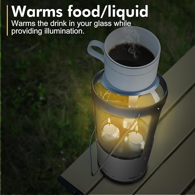 Candle Lantern, Camping Gear for Campers Use, Without Candles