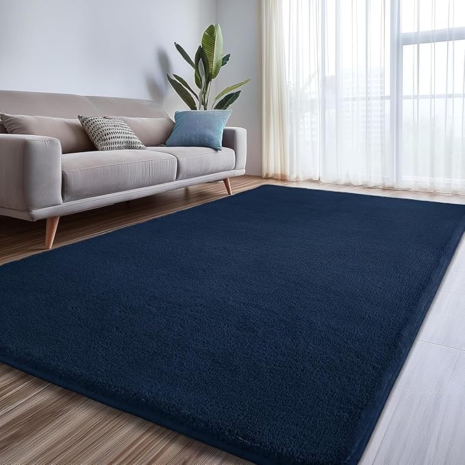 Sour Lemon 5x7 Area Rugs for Living Room, Soft Large Area Rug Fluffy Rugs for Bedroom，Machine Washable Area Rug Non Slip Carpet Rug for Living Room Playroom Kids Room Home Decor