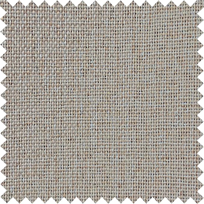 Macochico Extra Wide Full Blackout Linen Curtains for Sliding Door Beige Pinch Pleated Linen Curtains 96 Inches Long for Bedroom Living Room Farmhouse with Tieback 120”Wx96”L 1 Panel