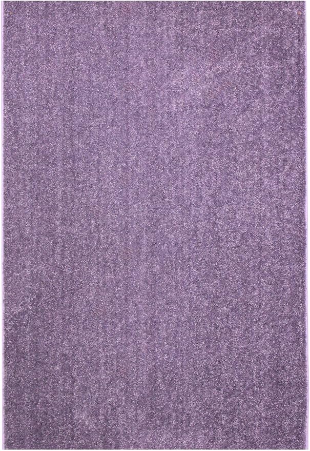 KOECKRITZ Soft and Colorful Kids Classroom Area Rugs (Passes Flammability Pill Test) Many Sizes and Bright Colors to Select from (7' x 9', Lavender)