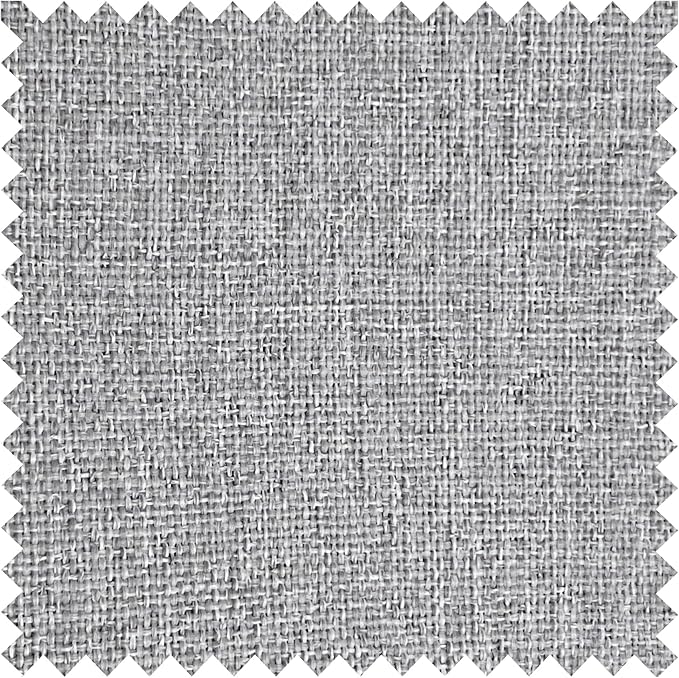 Macochico Pinch Pleated Full Blackout Curtains for Bedroom Living Room Browish Grey Linen Curtains Thermal Insulated and Noise Reducing Window Panels with Tieback Shabby Chic Decor 84”Wx84”L 1 Panel