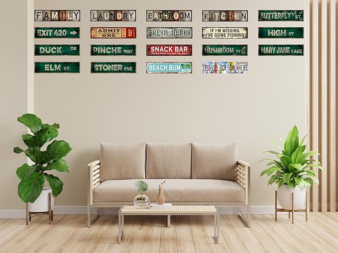 Vintage Tin Sign Retro Metal Funny If I'm Missing I've Gone Fishing Signs for Home Decor Stylish Wall Art Plaques Gift for Home Door Entrance Fence and Wall Decor in Every Room 16x4 in