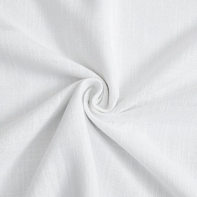 Vision Home White Pinch Pleated Full Blackout Curtains Thermal Insulated Window Curtains 95 inch for Living Room Bedroom Room Darkening Pinch Pleat Drapes with Hooks Back Tab 2 Panel 40" Wx95 L