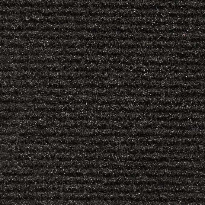 House, Home and More Indoor Outdoor Carpet with Rubber Marine Backing - Black - 6 Feet x 35 Feet - Durable, UV-Resistant - Adds Color and Comfort to Your Deck, Patio or Other Outdoor Rug Space.