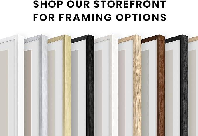 HAUS AND HUES Standalone White Oak Frame Set of 4-8.5x11