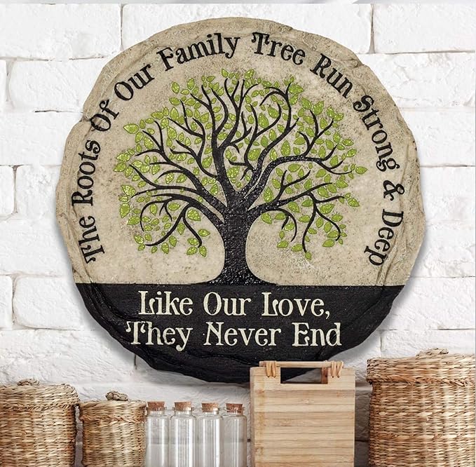 Spoontiques - Garden Décor - Home Sweet Dragonfly Stepping Stone - Decorative Stone for Garden