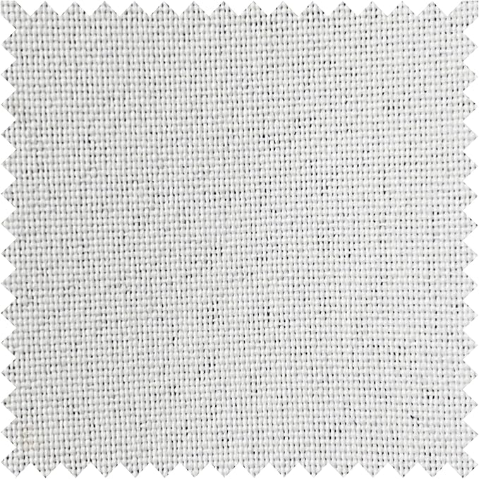 Macochico 120”Wx102”L 100% Blackout Linen Curtains Pinch Pleated Thermal Panels for Sliding Door Bedroom Living Room Farmhouse Shabby Chic Greyish White Burlap Curtains with Tieback 1 Panel
