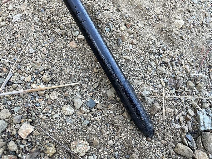 Sandbaggy Round Steel Concrete Form Stakes with Nail Holes - Rust Resistant Coating - Removable, Reusable (400, 3/4 in X 18 in)