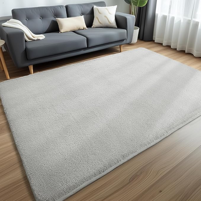 Sour Lemon 9x12 Area Rugs for Living Room, Soft Large Area Rug Fluffy Rugs for Bedroom，Machine Washable Area Rug Non Slip Carpet Rug for Living Room Playroom Kids Room Home Decor