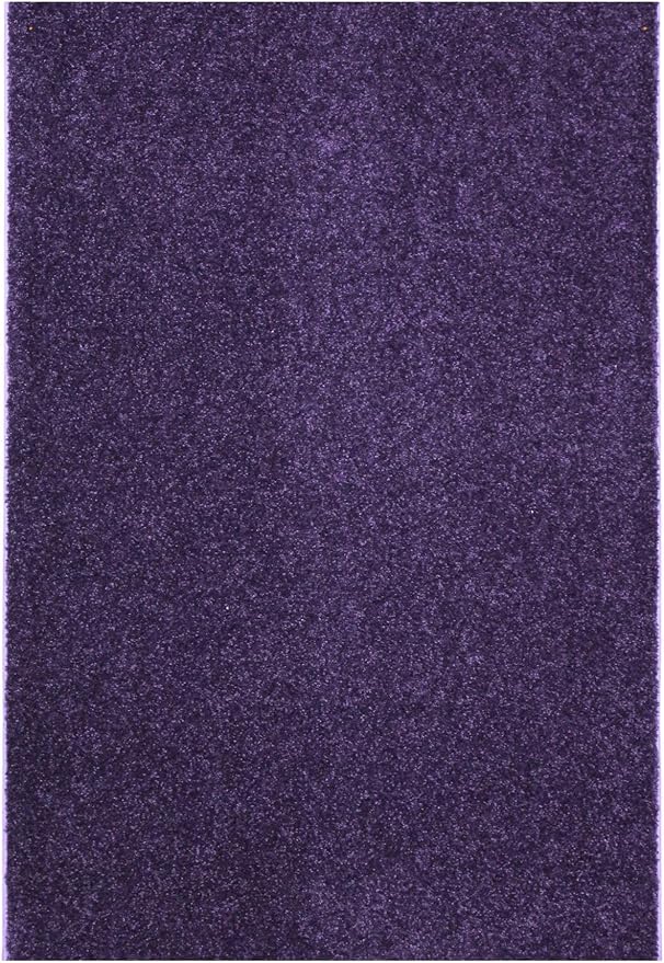 KOECKRITZ Soft and Colorful Kids Classroom Area Rugs (Passes Flammability Pill Test) Many Sizes and Bright Colors to Select from (9' x 9', Eggplant)