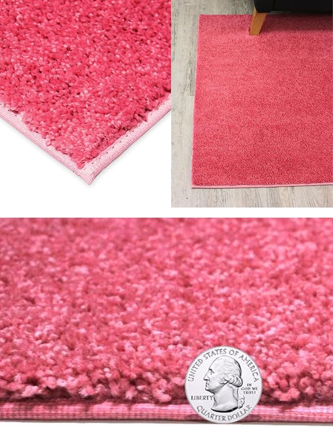 KOECKRITZ Soft and Colorful Kids Classroom Area Rugs (Passes Flammability Pill Test) Many Sizes and Bright Colors to Select from (5' x 5', Glamour)