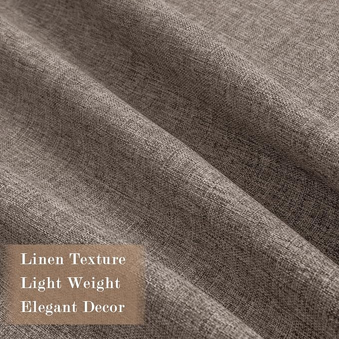 150 Inches Extra Wide Room Divider Draperies, Pinch Pleat Drapes, Absolutely Blackout Sliding Door Drapery, Total Privacy Ceiling Track Curtains, 150" W by 84" L, Light Coffee (1 Panel)
