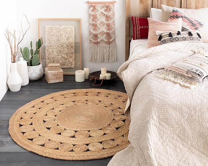 Mark&Day Wall Art, Unterweitersdorf Bohemian Farmhouse White Macrame Tapestry Wall Hanging for Living Room, Bedroom, Office or Kitchen (22"H x 14"W)