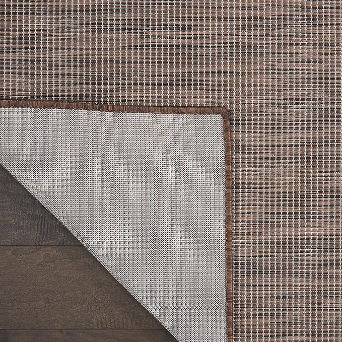 Nourison Home Positano 10' Runner Natural Fabric Modern Area Rug (10' Runner)